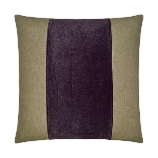 Jefferson Amethyst Band Purple Large Throw Pillow With Insert Throw Pillows LOOMLAN By D.V. Kap