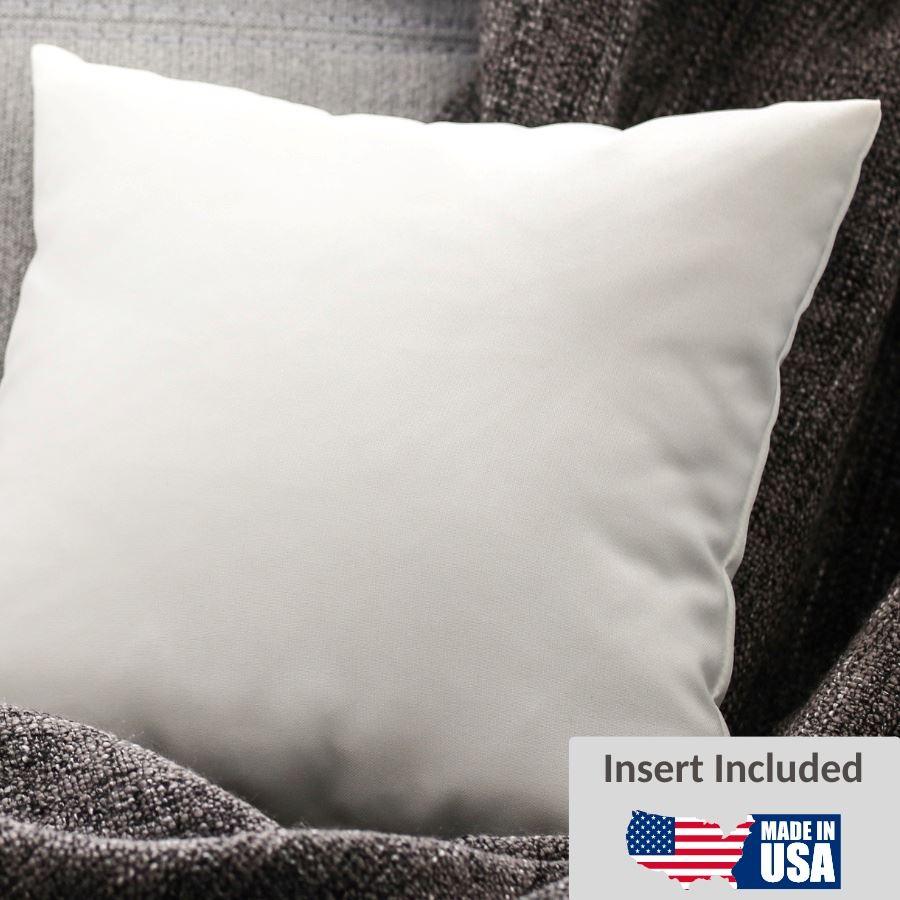 Jefferson Lumbar Graphite Color block Grey Large Throw Pillow With Insert Throw Pillows LOOMLAN By D.V. Kap