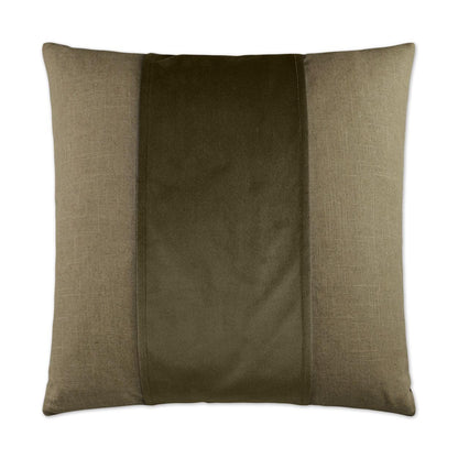 Jefferson Otter Band / Ribbon Brown Large Throw Pillow With Insert Throw Pillows LOOMLAN By D.V. Kap