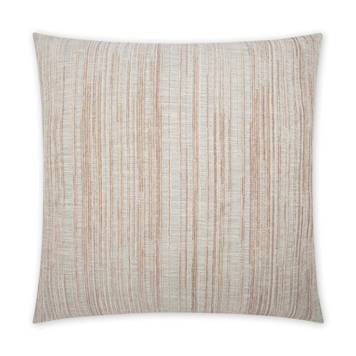 Julep Blush Stripes Blush Large Throw Pillow With Insert Throw Pillows LOOMLAN By D.V. Kap