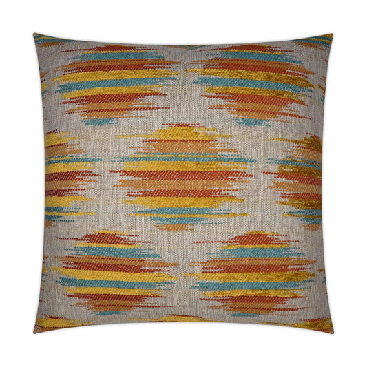 D.V. Kap Kenzo Dots Multi Color Orange Large Throw Pillow Insert