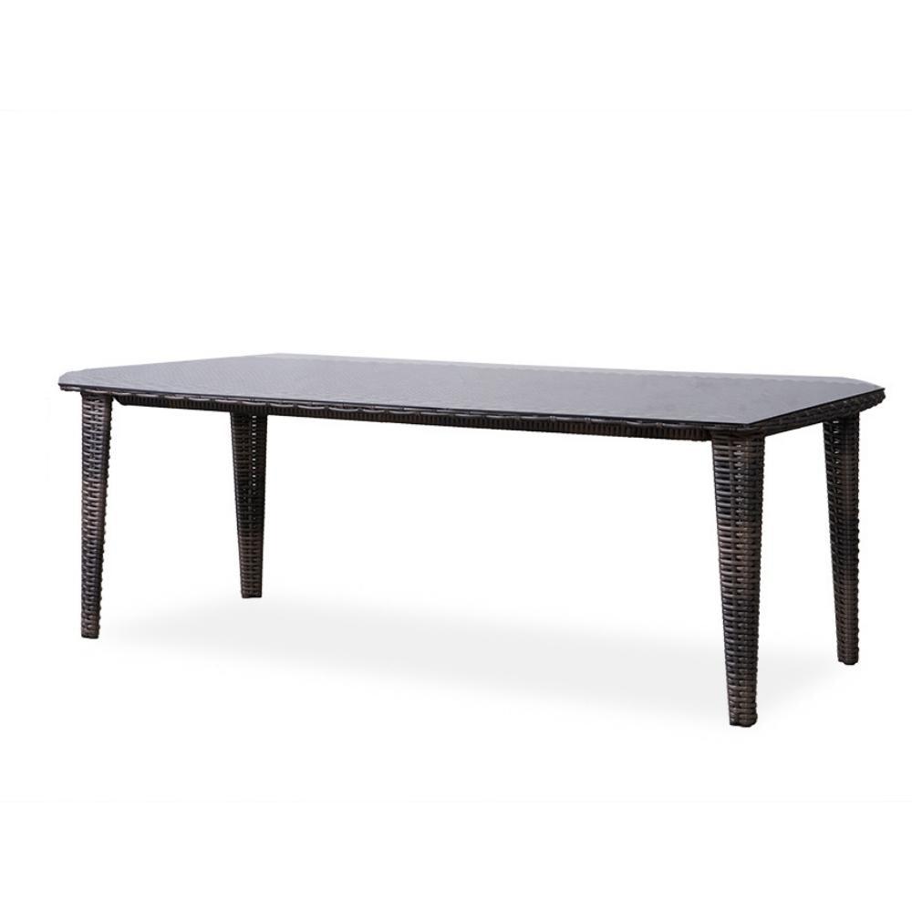 Lloyd Flanders Largo 86" Rectangular Dining Table All Weather Wicker