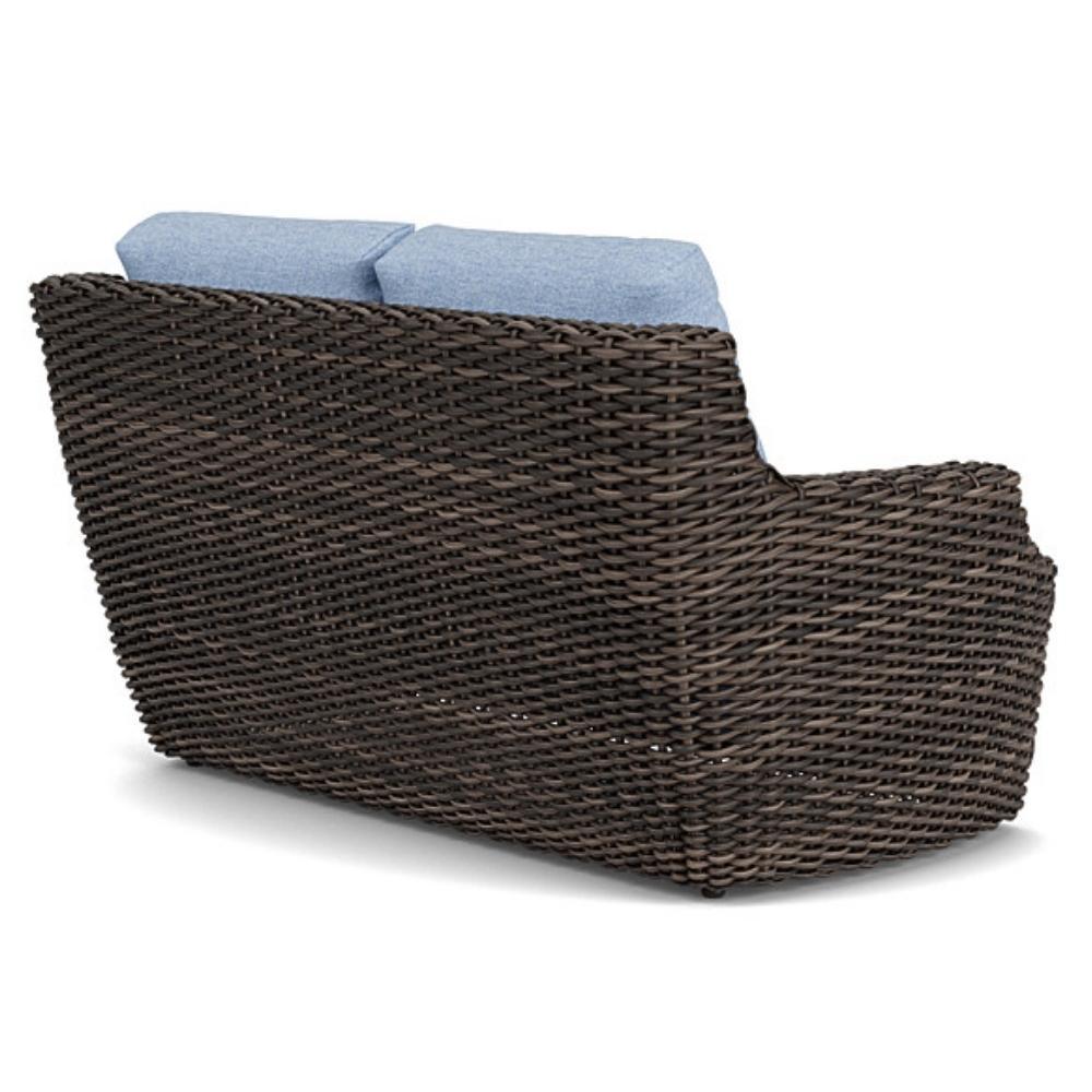 Largo Loveseat All Weather Wicker Furniture Made in USA Outdoor Sofas & Loveseats LOOMLAN By Lloyd Flanders