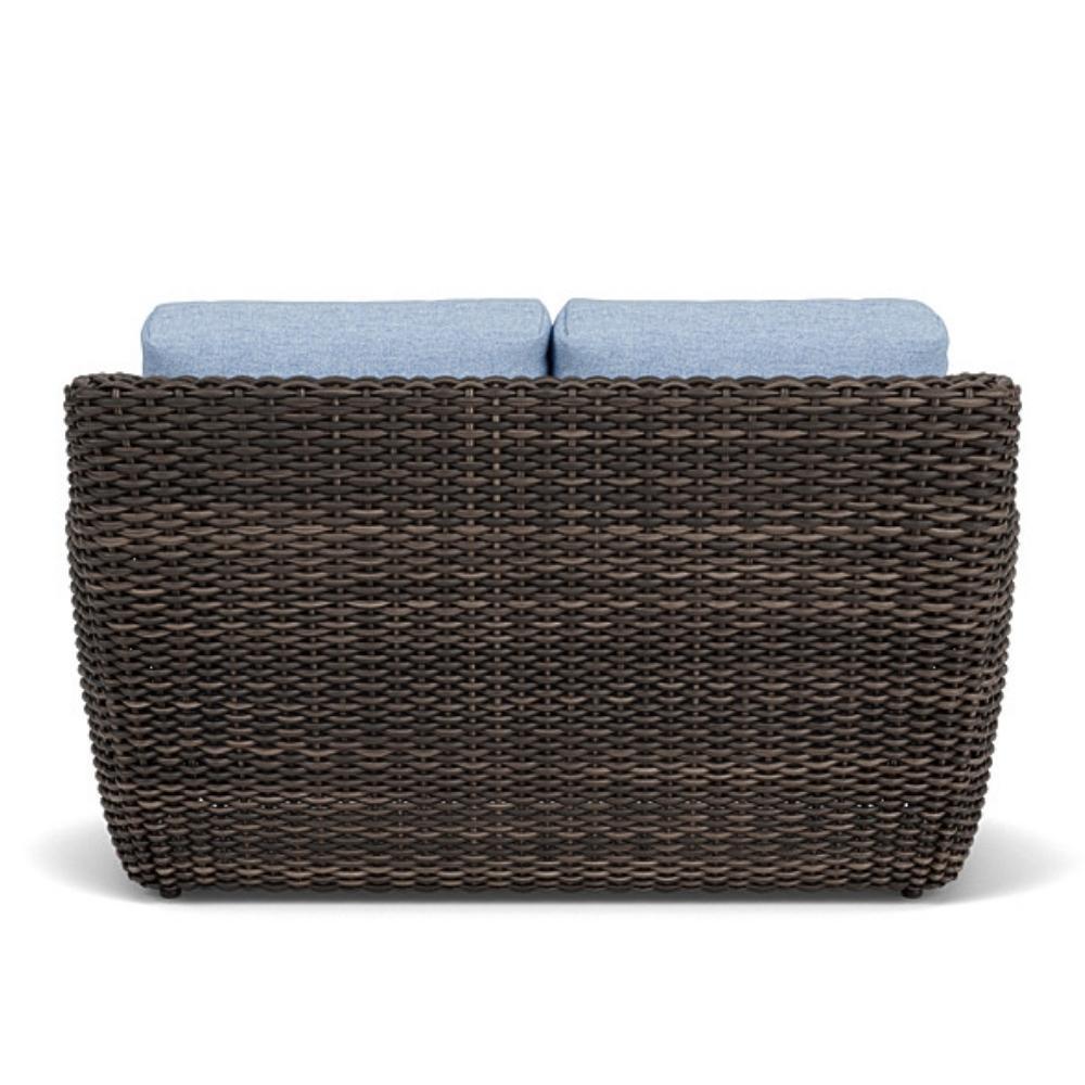 Largo Loveseat All Weather Wicker Furniture Made in USA Outdoor Sofas & Loveseats LOOMLAN By Lloyd Flanders