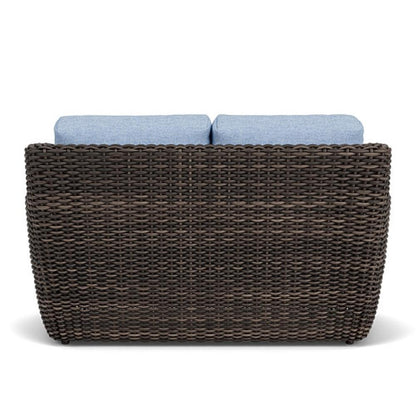 Largo Loveseat All Weather Wicker Furniture Made in USA Outdoor Sofas & Loveseats LOOMLAN By Lloyd Flanders