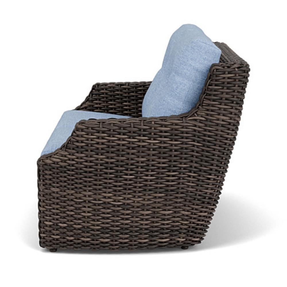 Largo Loveseat All Weather Wicker Furniture Made in USA Outdoor Sofas & Loveseats LOOMLAN By Lloyd Flanders