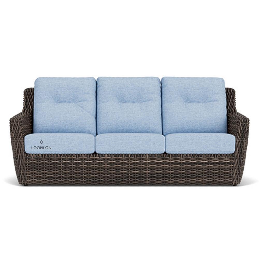 Lloyd Flanders Largo Sofa All Weather Wicker Furniture Made USA