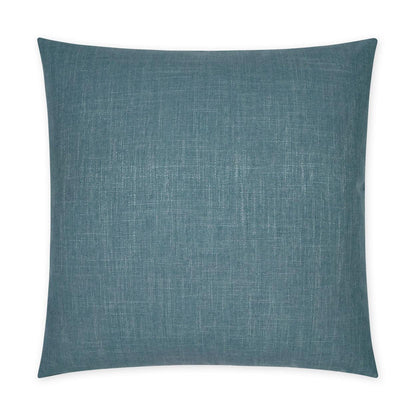 Lena Lapis Beach Solid Blue Large Throw Pillow With Insert Throw Pillows LOOMLAN By D.V. Kap