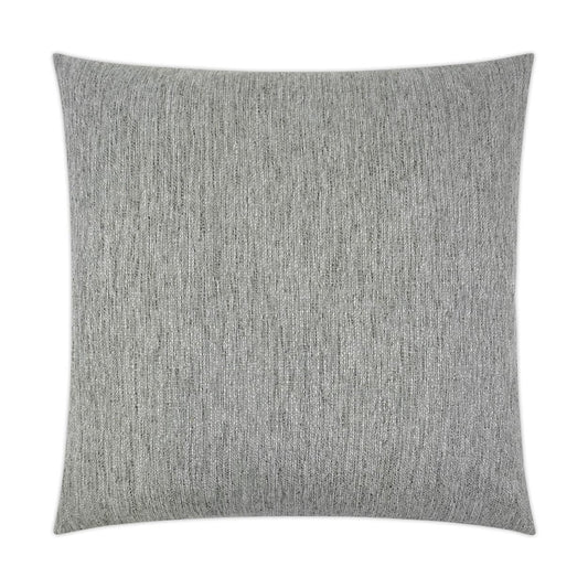 Lolly Ash Solid Grey Large Throw Pillow With Insert Throw Pillows LOOMLAN By D.V. Kap