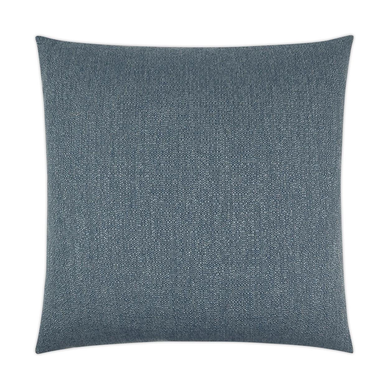 Lolly Baltic Solid Blue Large Throw Pillow With Insert Throw Pillows LOOMLAN By D.V. Kap