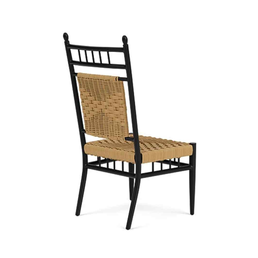 Low Country Armless Dining Chair Premium Wicker Furniture Outdoor Dining Chairs LOOMLAN By Lloyd Flanders