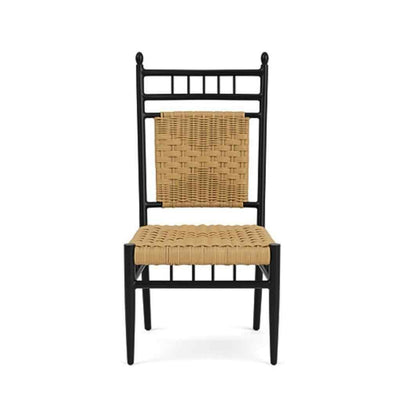 Low Country Armless Dining Chair Premium Wicker Furniture Outdoor Dining Chairs LOOMLAN By Lloyd Flanders