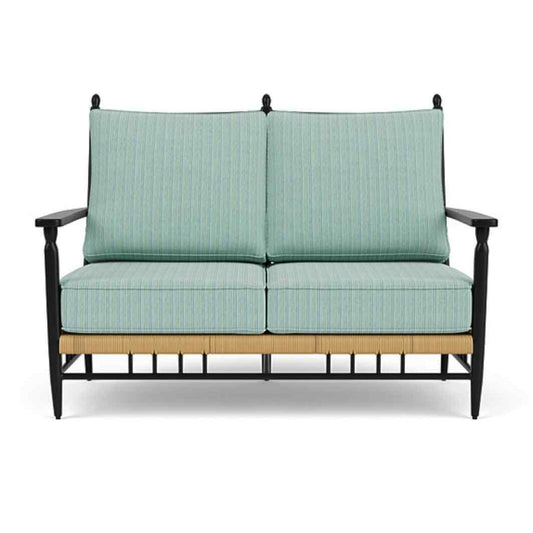 Low Country Loveseat Premium Wicker Furniture Outdoor Sofas & Loveseats LOOMLAN By Lloyd Flanders