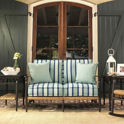 Low Country Sofa Premium Wicker Furniture Outdoor Sofas & Loveseats LOOMLAN By Lloyd Flanders