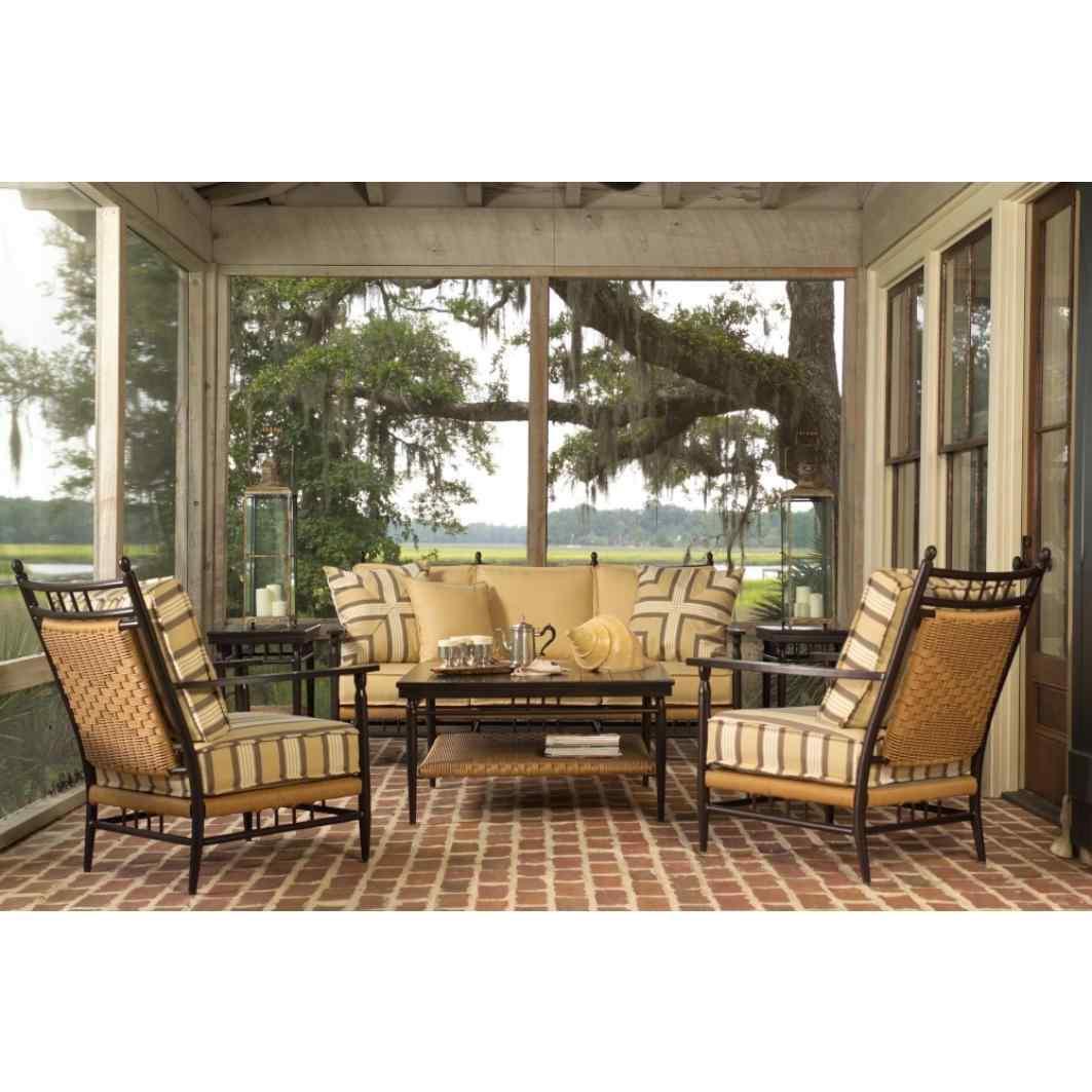 Low Country Sofa Premium Wicker Furniture Outdoor Sofas & Loveseats LOOMLAN By Lloyd Flanders