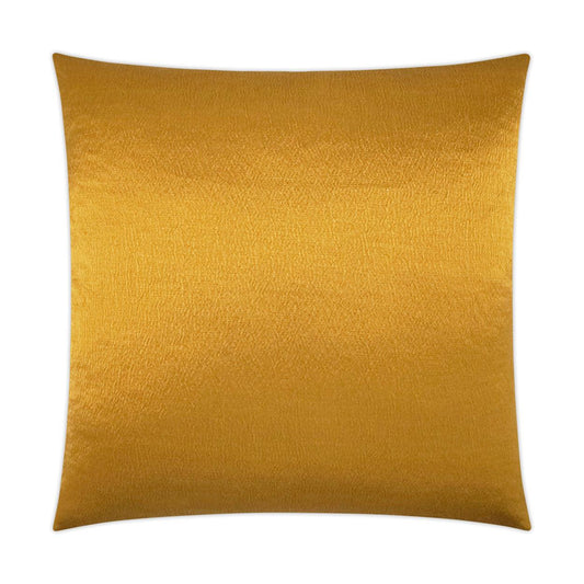 Lumis Gold Transitional Solid Gold Large Throw Pillow With Insert Throw Pillows LOOMLAN By D.V. Kap