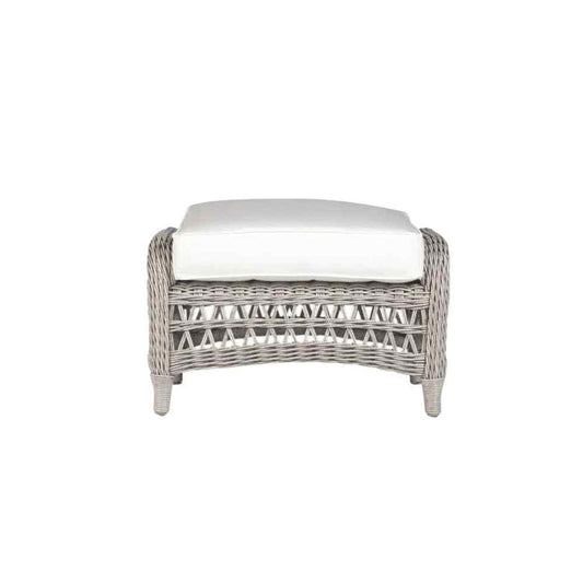 Lloyd Flanders Mackinac Patio Furniture Wicker Outdoor Ottoman