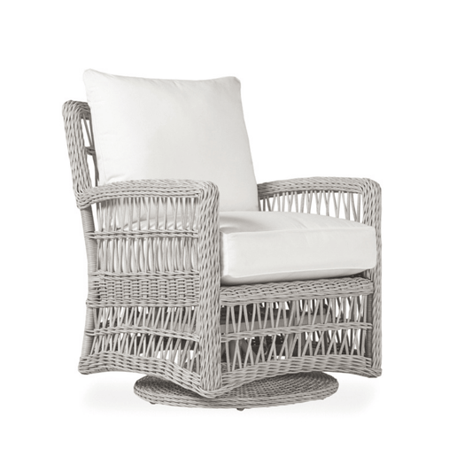Lloyd Flanders Mackinac Wicker Outdoor Swivel Glider Chair Cushions