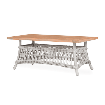 Mackinac Wicker Patio Loveseat Swivel Chair and Table Set Outdoor Lounge Sets LOOMLAN By Lloyd Flanders