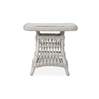 Mackinac Wicker Square End Table Lloyd Flanders Outdoor Side Tables LOOMLAN By Lloyd Flanders