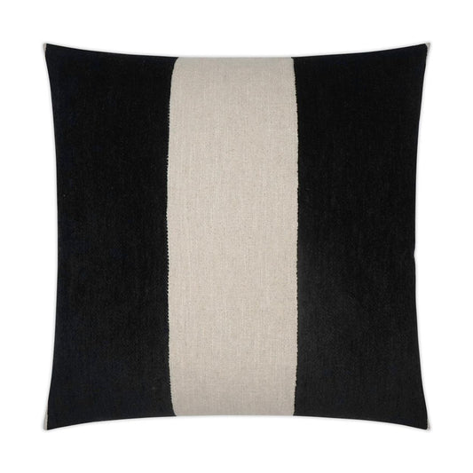 D.V. Kap Magritte Band / Ribbon Black Large Throw Pillow Insert
