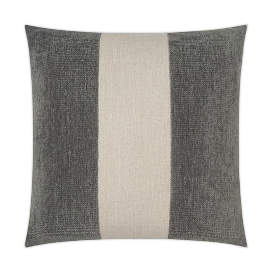 D.V. Kap Magritte Slate Ribbon Grey Large Throw Pillow Insert