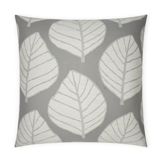 D.V. Kap Mamie Floral Grey Large Throw Pillow Insert