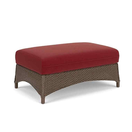 Lloyd Flanders Mandalay Large Ottoman Premium Wicker Furniture