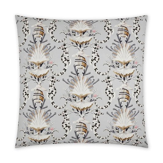D.V. Kap Mariner Beach Silver Large Throw Pillow Insert