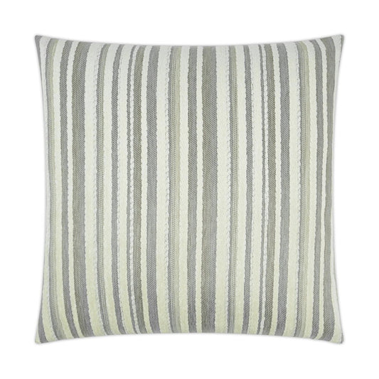 D.V. Kap Marisol Taupe Stripes Taupe Large Throw Pillow Insert