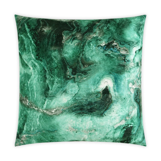D.V. Kap Massa Malachite Green Teal Large Throw Pillow Insert