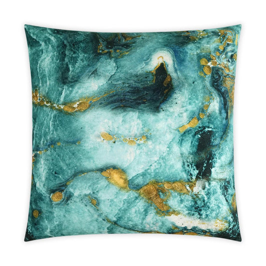 D.V. Kap Massa Turquoise Teal Large Throw Pillow Insert