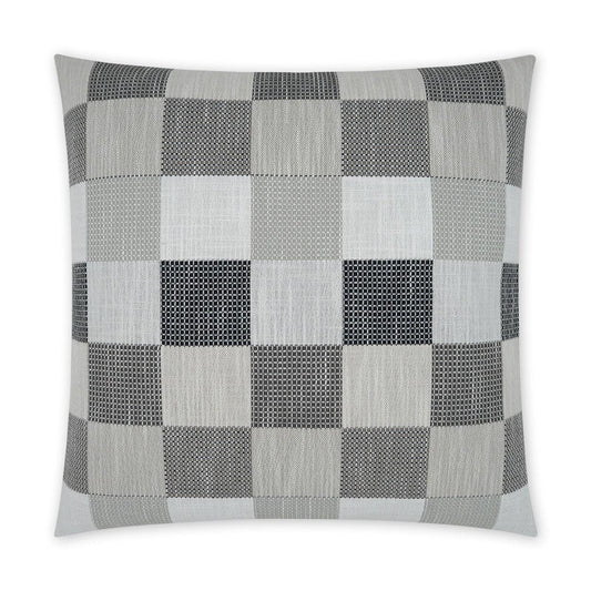 D.V. Kap Matney Domino Geometric Grey Large Throw Pillow Insert