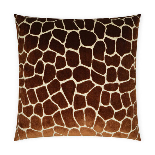D.V. Kap Melman Rust Animal Copper Large Throw Pillow Insert