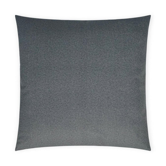 D.V. Kap Merino Flannel Solid Grey Large Throw Pillow Insert