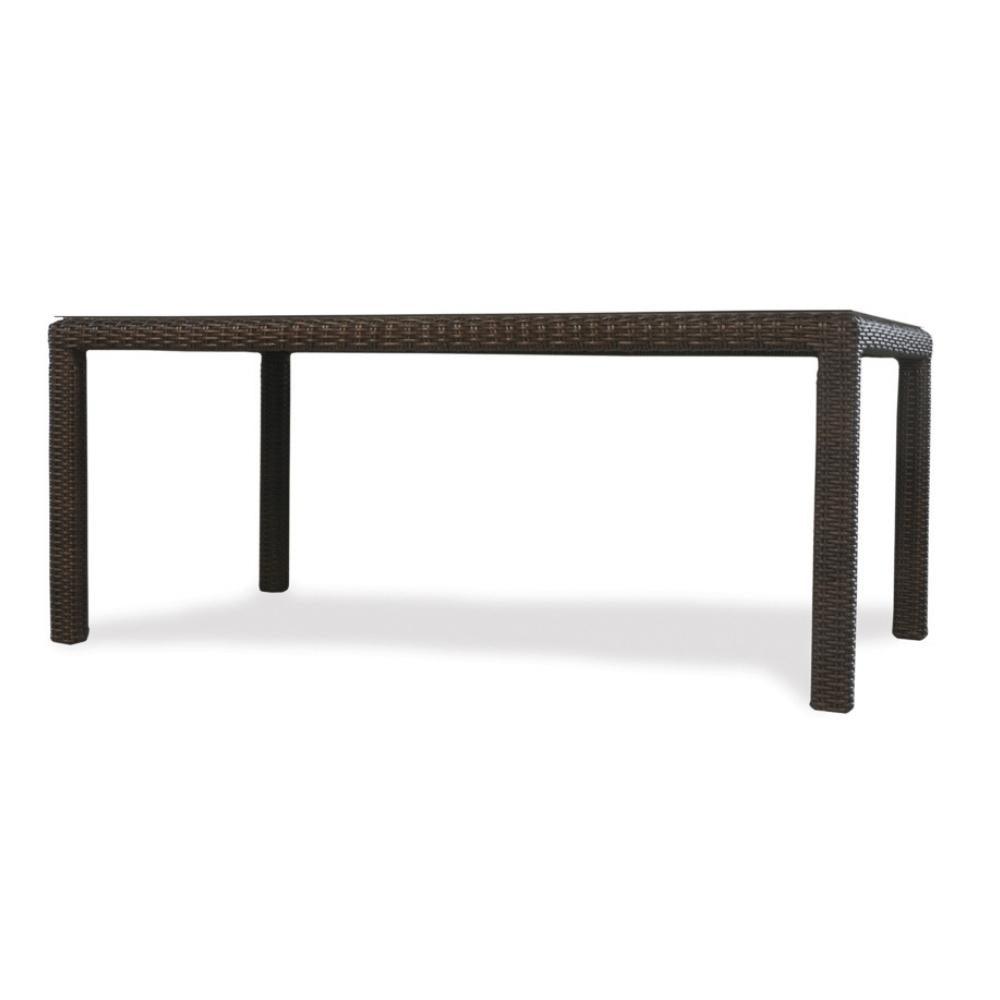 Mesa 72" Rectangular Umbrella Dining Table Outdoor Dining Tables LOOMLAN By Lloyd Flanders