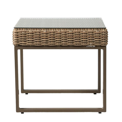 Lloyd Flanders Milan 25" Square End Table Premium Wicker Furniture