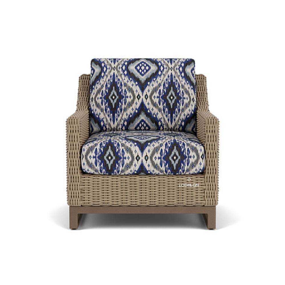 Lloyd Flanders Milan Lounge Chair Premium Wicker Furniture Made USA