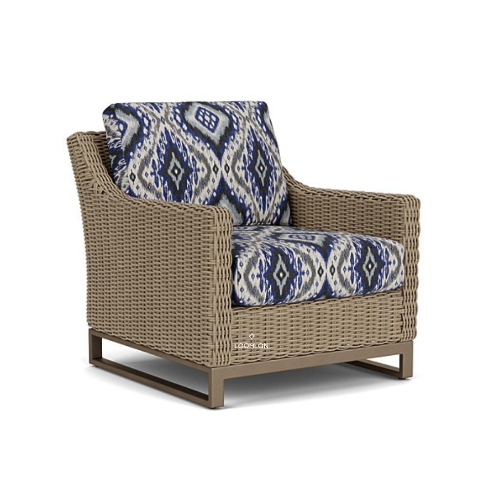 Lloyd Flanders Milan Lounge Chair Premium Wicker Furniture Made USA