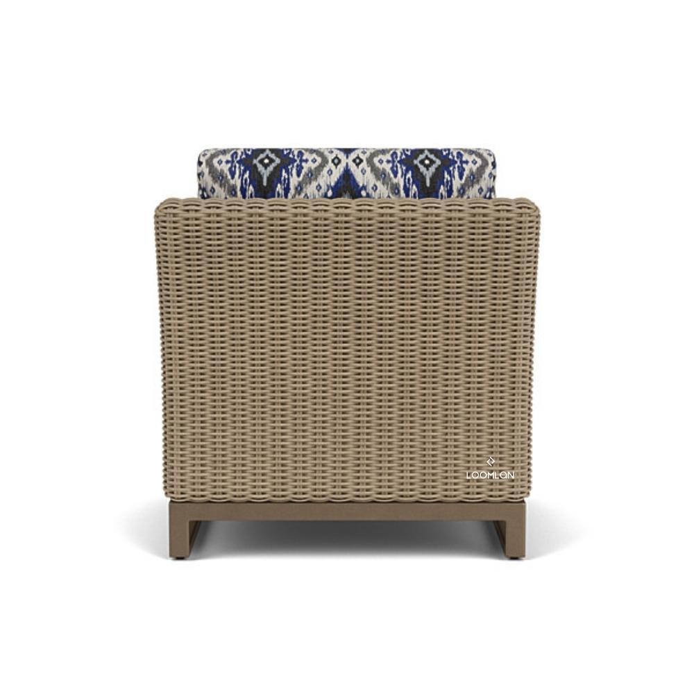 Lloyd Flanders Milan Lounge Chair Premium Wicker Furniture Made USA