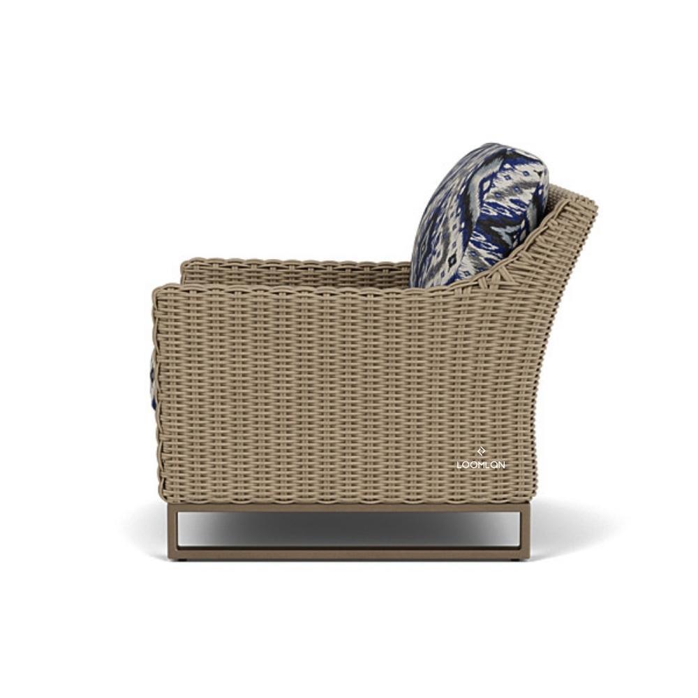 Lloyd Flanders Milan Lounge Chair Premium Wicker Furniture Made USA