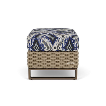 Lloyd Flanders Milan Ottoman Premium Wicker Furniture Made USA