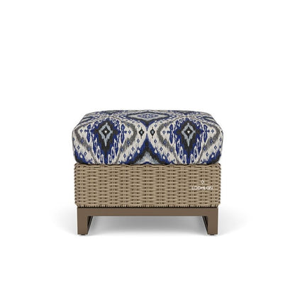 Lloyd Flanders Milan Ottoman Premium Wicker Furniture Made USA