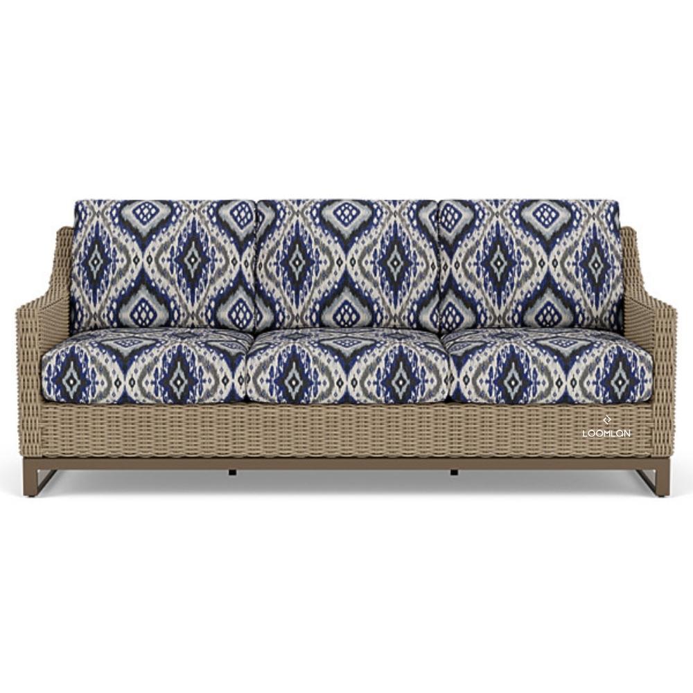 Lloyd Flanders Milan Sofa Premium Wicker Furniture Made USA