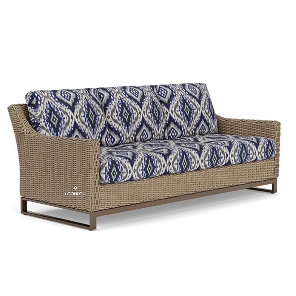 Lloyd Flanders Milan Sofa Premium Wicker Furniture Made USA