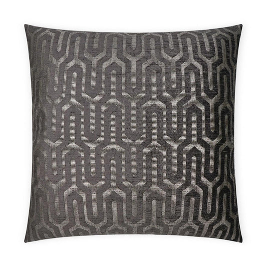 D.V. Kap Moda Charcoal Global Grey Large Throw Pillow Insert