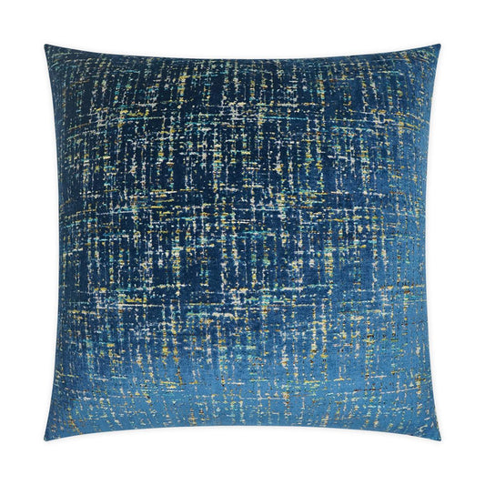 Moonstruck Blue Abstract Blue Large Throw Pillow With Insert Throw Pillows LOOMLAN By D.V. Kap