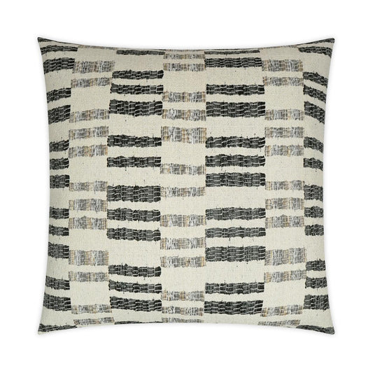 Mundo Western Chic Global Grey Large Throw Pillow With Insert Throw Pillows LOOMLAN By D.V. Kap