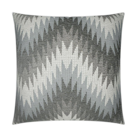 Nigel Haze Chevron Mist Large Throw Pillow With Insert Throw Pillows LOOMLAN By D.V. Kap