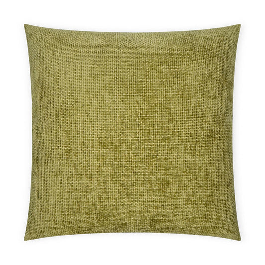 Norse Moss Solid Textured Green Large Throw Pillow With Insert Throw Pillows LOOMLAN By D.V. Kap